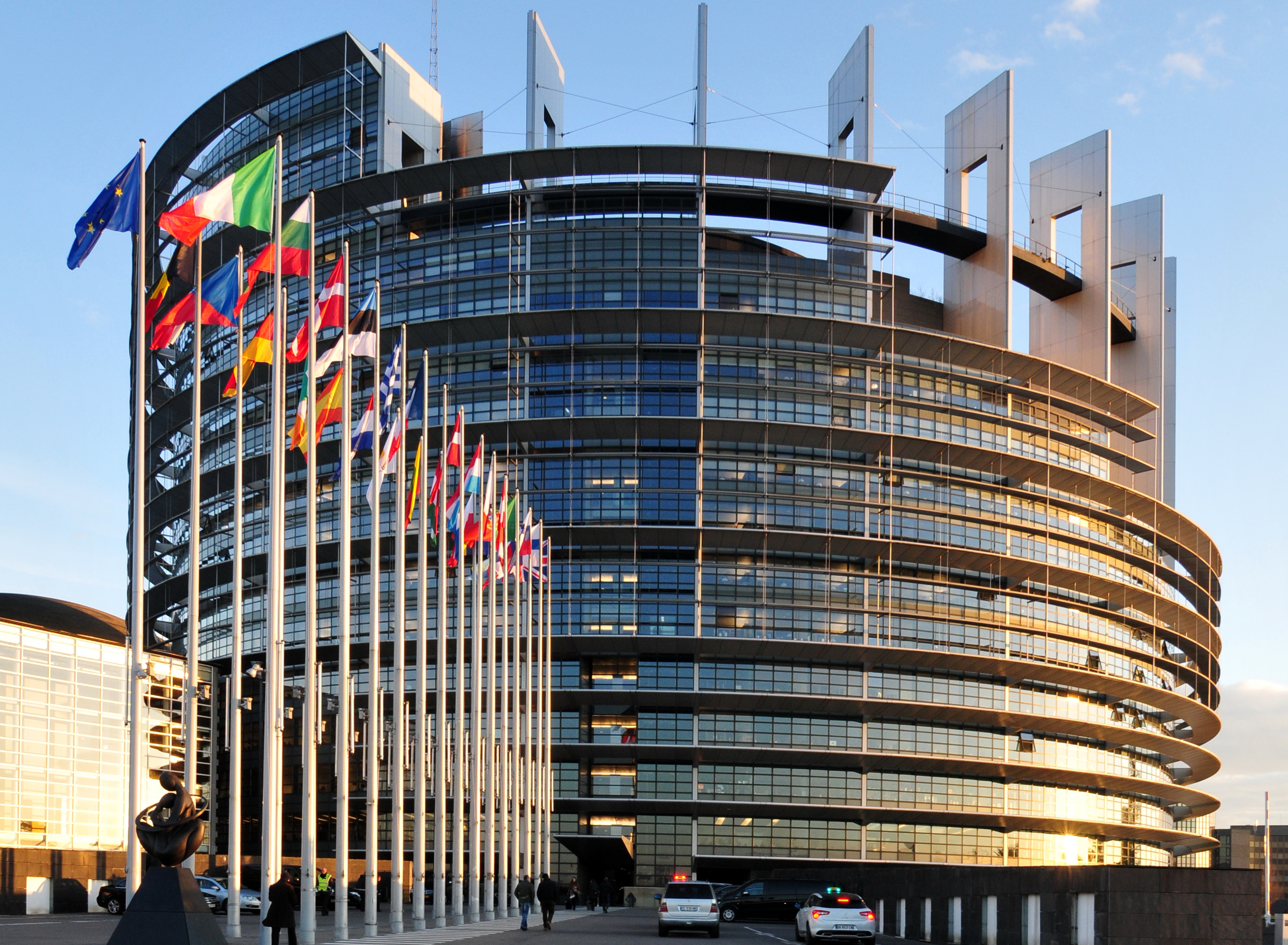 European parliament building